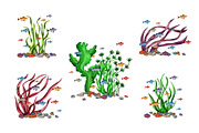 Watercolor Sea life, an Animal Illustration by Color_Brush (Thumbnail 4 of 9)