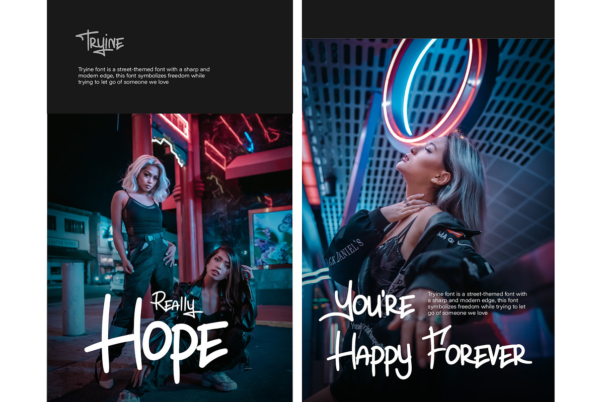 Tryine Font, a Font by Phoenix Dungeon (Photo 7 of 9)