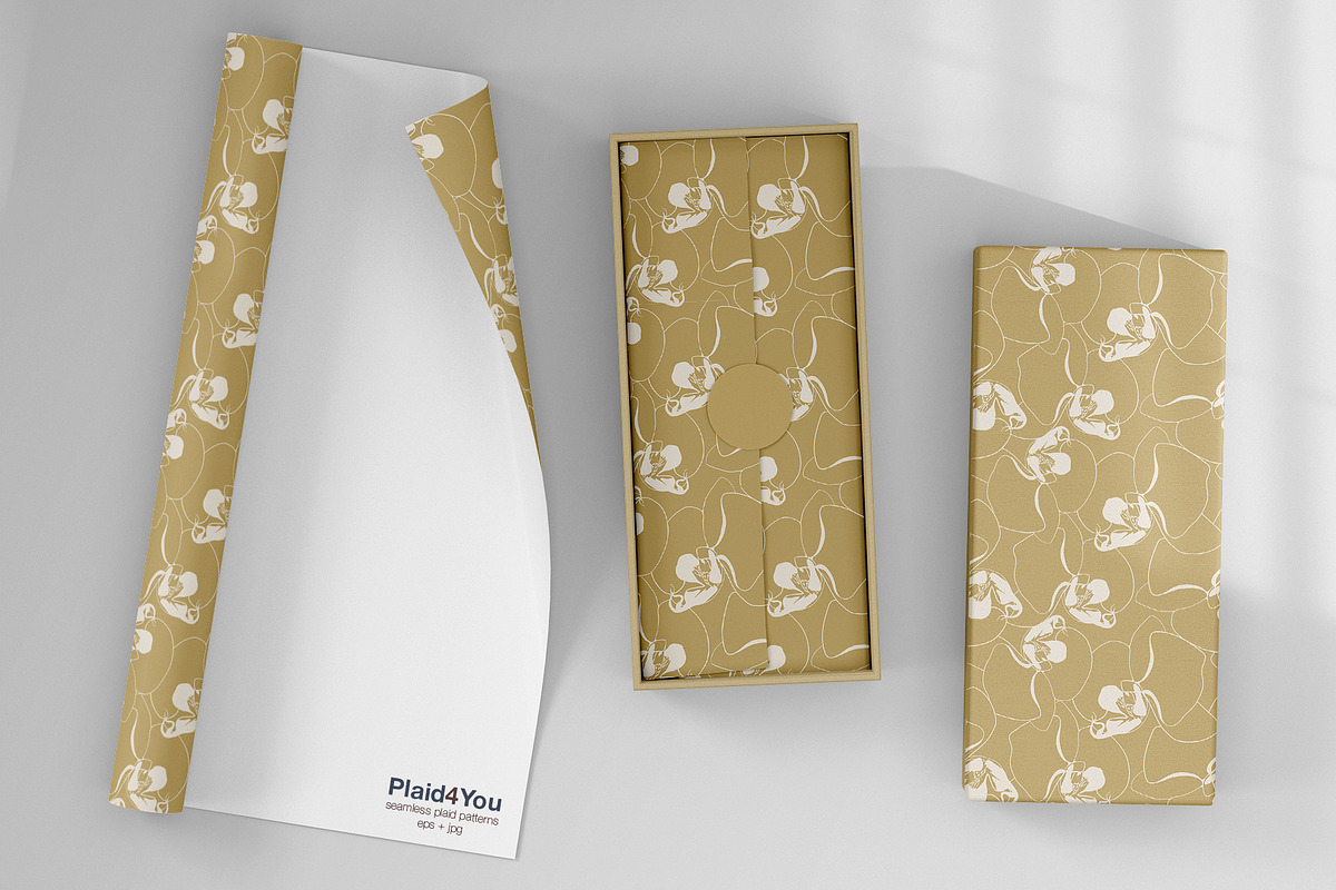 Orchid Flower Seamless Pattern, a Pattern Graphic by Plaid4You (Photo 6 of 10)