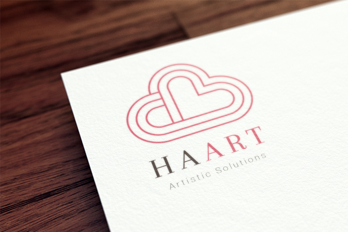 Haart Logo Template, a Branding & Logo Template by The Tint Pro (Photo 1 of 3)