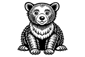 Baby bear, an Icon by Mark1987