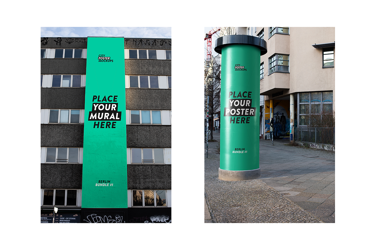 City Poster Mockup Bundle #1, a Print Template by City Poster Mockups (Photo 11 of 19)