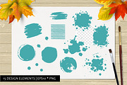 Autumn leaves vector collection, a Seasonal Illustration by VaraNa Art (Thumbnail 10 of 15)