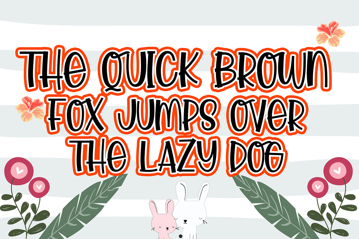 Little Foxie - Two Styles Font preview 4