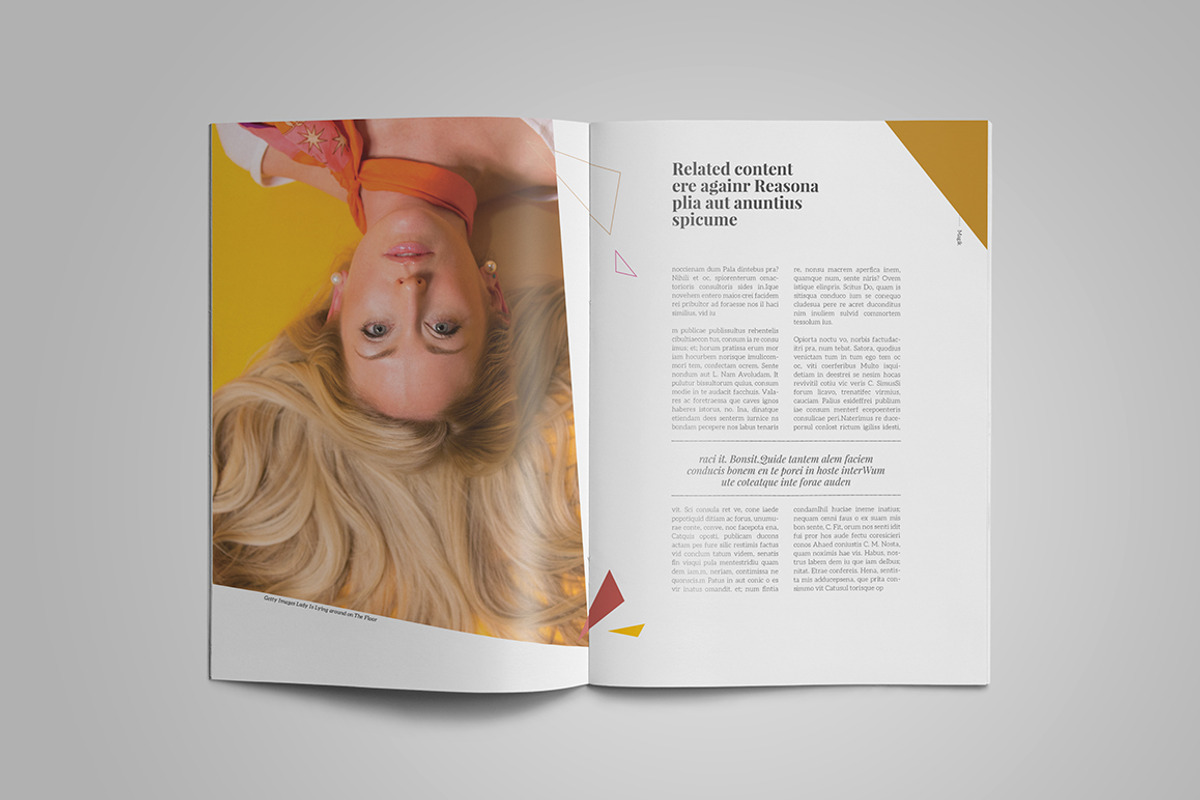 Magik | Magazine Template, a Magazine Template by spidergraph (Photo 20 of 21)