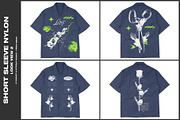Short Sleeve Nylon - Mockup, a Shirt Mockup by DaldSgh (Thumbnail 6 of 12)