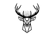Artistic Geometric Deer Head Bundle, an Illustration by yasushie (Thumbnail 19 of 31)
