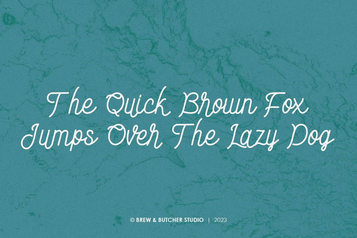Endago | Monoline Typeface, a Handwritten Font by Brew & Butcher Studio (Photo 4 of 8)