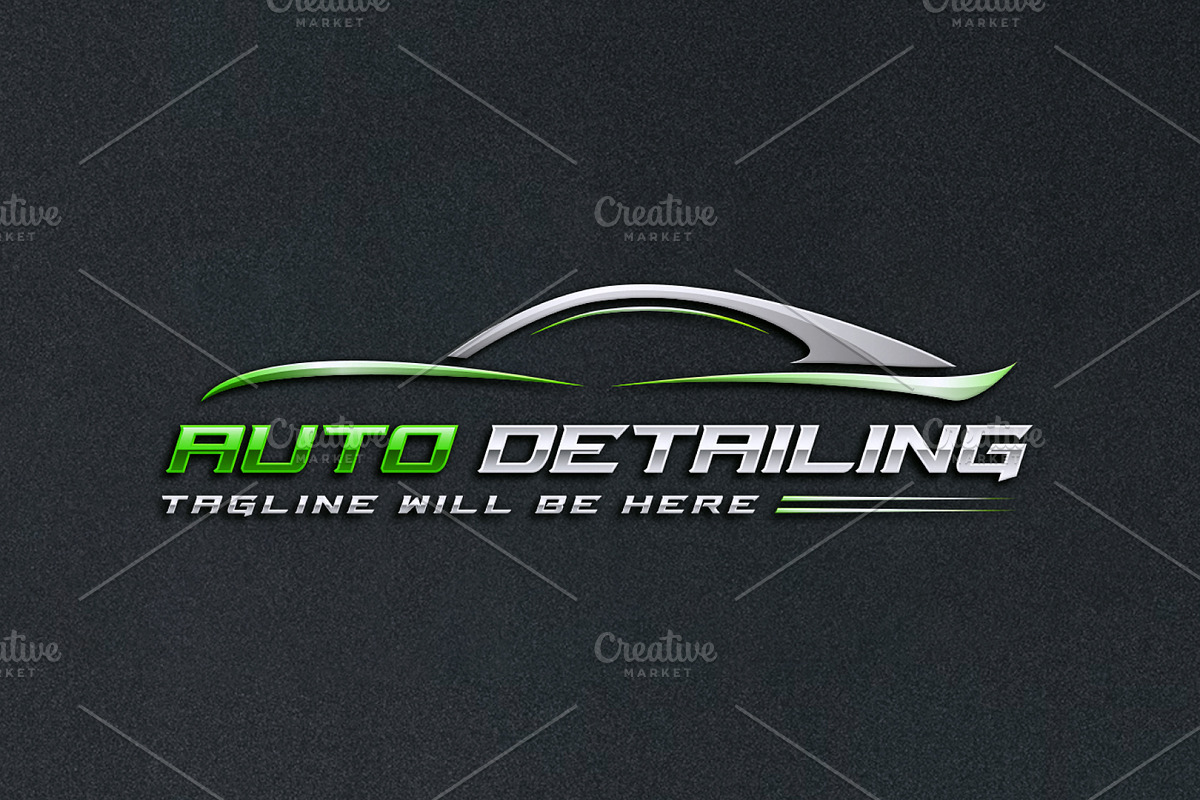 Auto Detailing Logo, Automotive Logo, a Branding & Logo Template by Nahid Hasan Nilim (Photo 4 of 7)