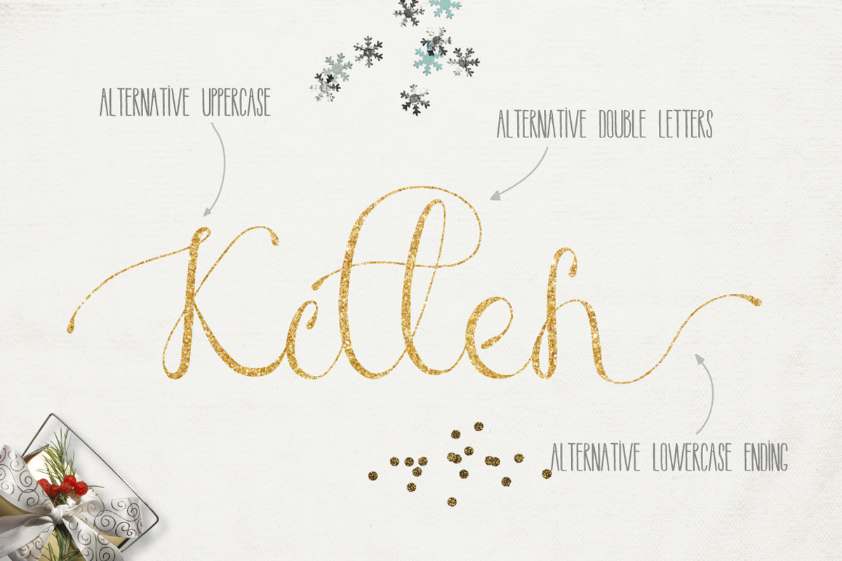 Merry Christmas [2 fonts]+Free Goods, a Script Font by Julia Dreams (Photo 5 of 7)