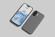 iPhone 16 - App Presentation Mockup, an iPhone Mockup by lamorastudio (Thumbnail 4 of 13)