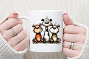 Whimsical Christmas Animal Clipart P, an Illustration by Sublimation Artist (Thumbnail 5 of 6)