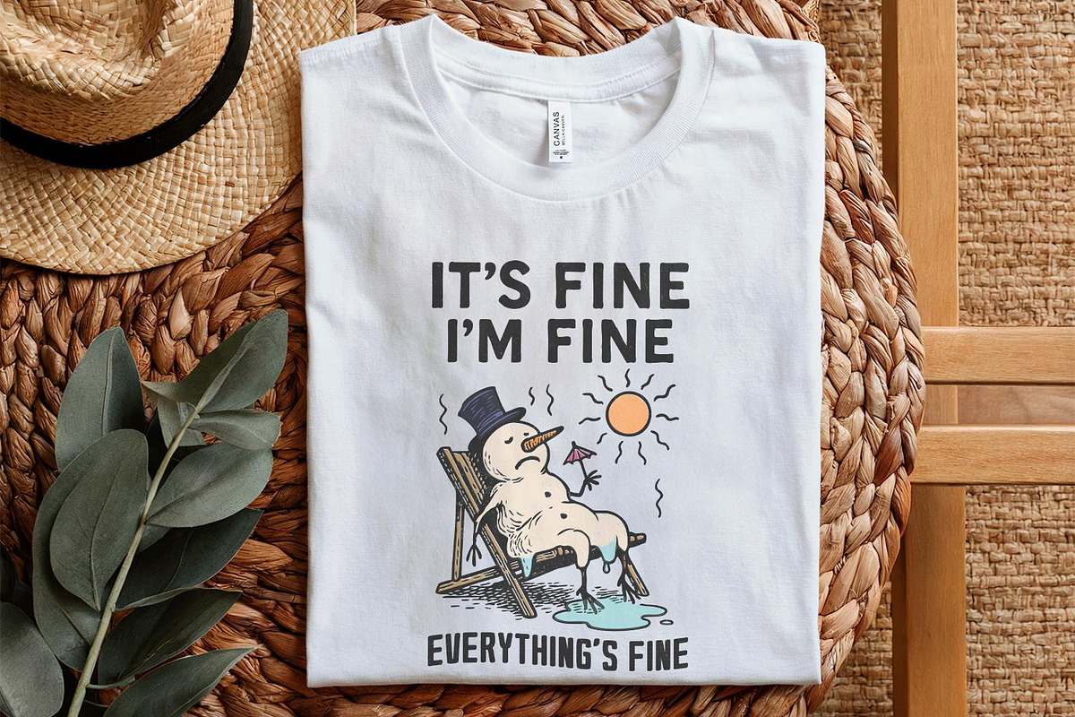Its Fine Im Fine Everythings, an Illustration by SharpMarketplace (Photo 5 of 9)