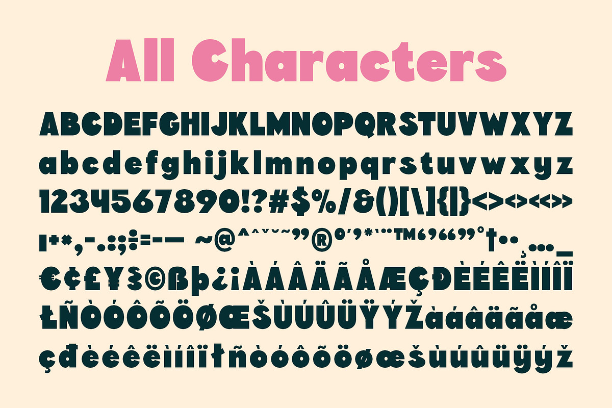 CS Guthen – Bold Font, a Sans Serif Font by Craft Supply Co. (Photo 8 of 8)
