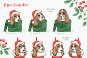 Woof Christmas Watercolors, an Animal Illustration by Eva Katerina (Thumbnail 6 of 18)