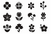 Abstract Floral Silhouette Bundle, an Illustration by Creativeshirt (Thumbnail 6 of 10)