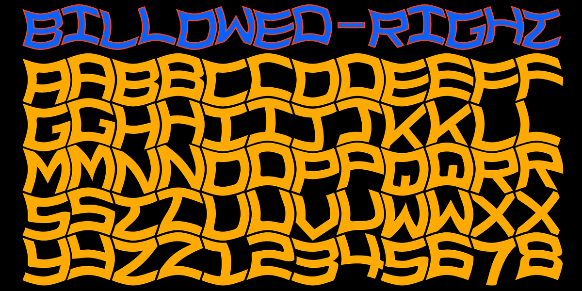 Billowed, a Font by Ingrimayne Type (Photo 5 of 7)