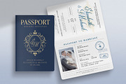 Passport Wedding Invitation Template, an Invitation Template by BrandPacks (Thumbnail 4 of 4)