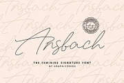 Ansbach | The Feminine Signature, a Script Font by Graphicfresh (Thumbnail 1 of 8)