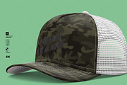 Fully Editable 5-Panel Hat PSD, a Hat Mockup by LESZ Design (Thumbnail 7 of 7)