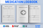 Medication Log Book, a Templates & Theme by Book2bees (Thumbnail 1 of 4)