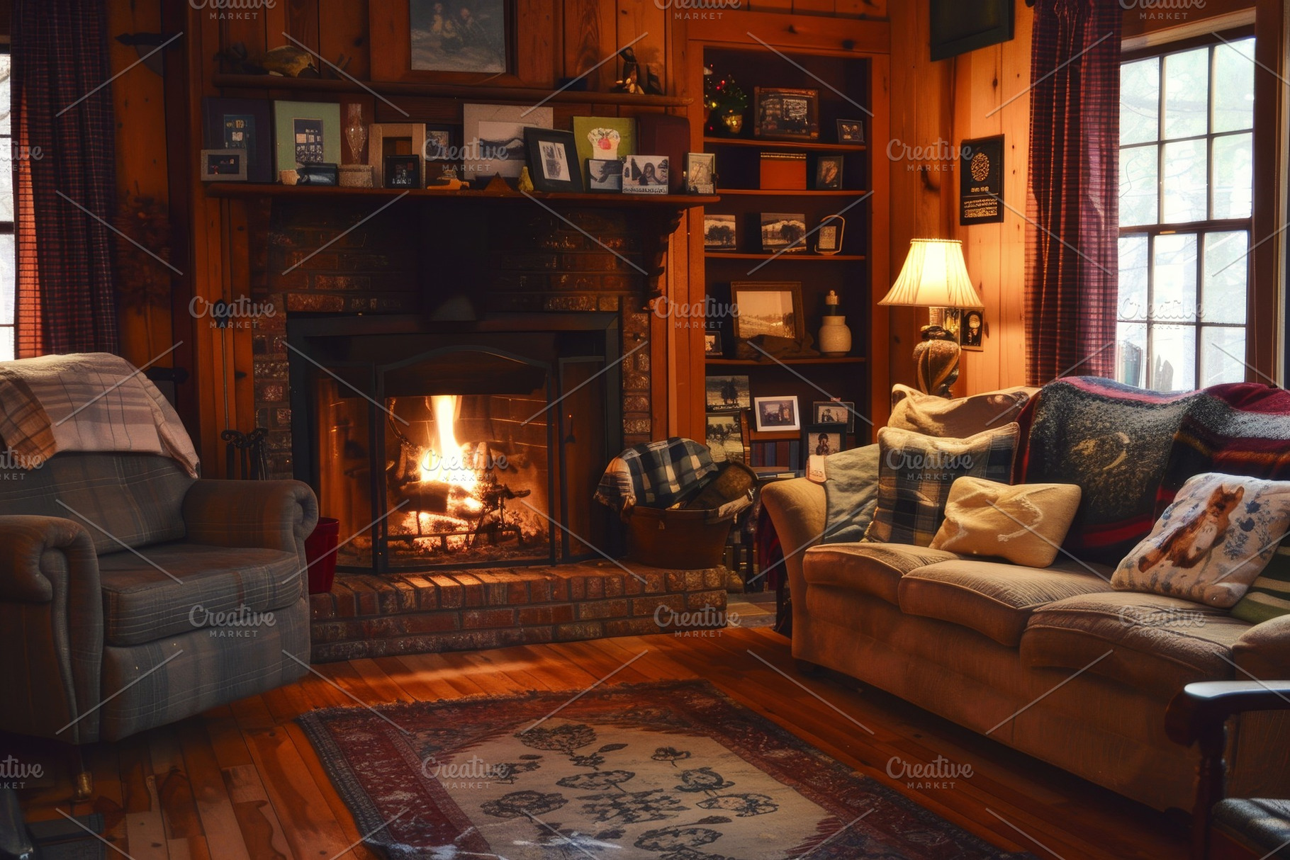 A fully furnished living room with a, a Photo by Iftikhar Alam