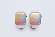 Smart Watch Mockup, a Wearable Device Mockup by xavier_studio (Thumbnail 3 of 5)