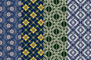 Ethnic Cultural Seamless Pattern