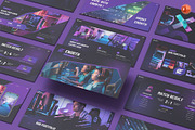 Esports Gaming PowerPoint, a Presentation Template by Pixslides (Thumbnail 1 of 6)