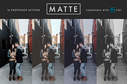 MATTE - 16 Photoshop Actions, an Action Add-On by MelanthaGraphics (Thumbnail 1 of 9)