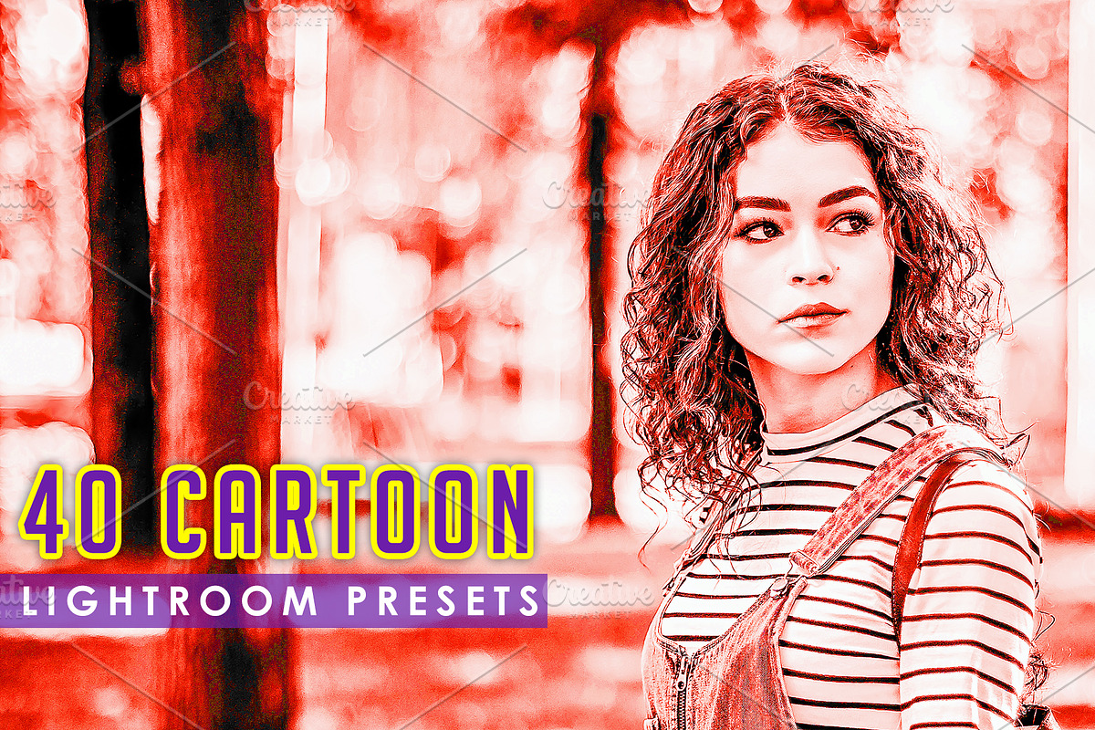 40 Cartoon Lightroom Presets, an Action Add-On by KnightWipers (Photo 1 of 5)