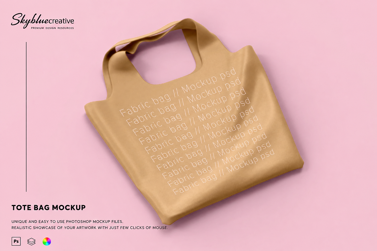 Market Bag Mockup, a Packaging Mockup by skybluecreative (Photo 1 of 2)