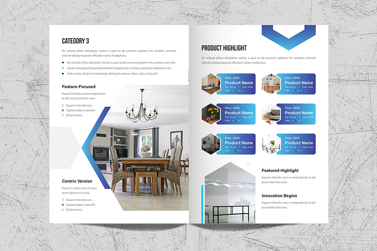Product Catalogue Template, a Brochure Template by White Graphic (Photo 8 of 11)