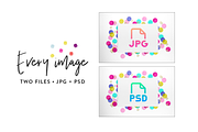 Giant Confetti Mockup Bundle, a Books & Magazine Mockup by Garlic Friday Design (Thumbnail 3 of 18)