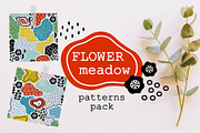 FLOWER MEADOW | patterns pack, a Pattern Graphic by Nastya Tkachova (Thumbnail 1 of 7)