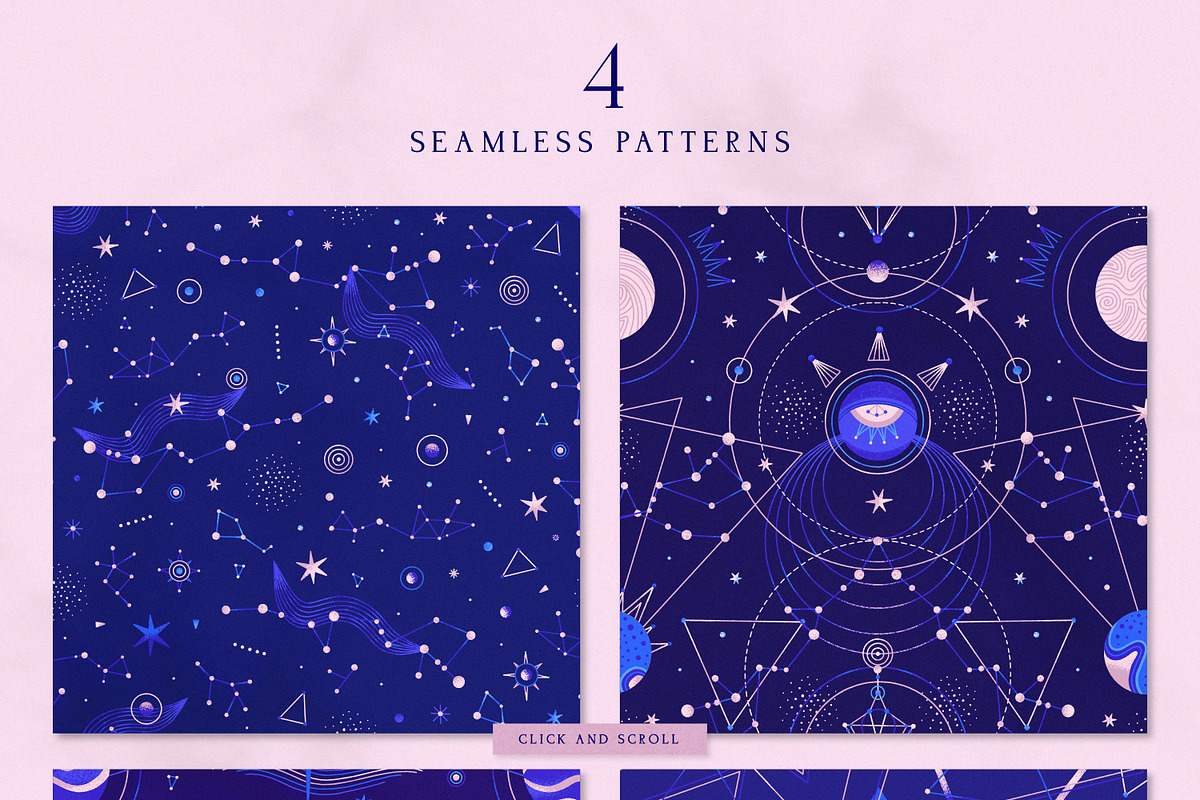 Callisto - Cosmic Clipart Collection, a Decorative Illustration by Leila Divine (Photo 8 of 11)