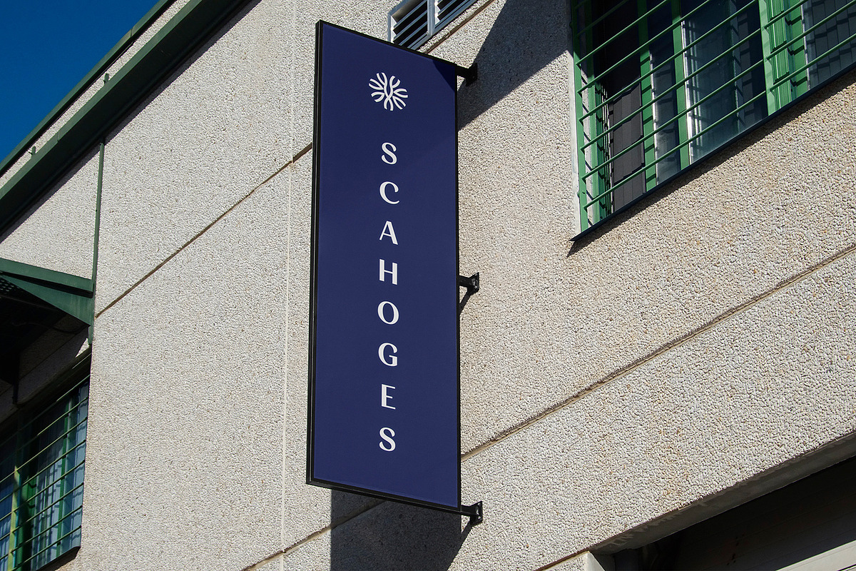 Logo Mockup Flag Sign, an Advertising Mockup by Asylab (Photo 1 of 5)