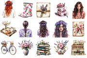 Springtime Serenity Clipart, an Illustration by OK Design (Thumbnail 3 of 6)