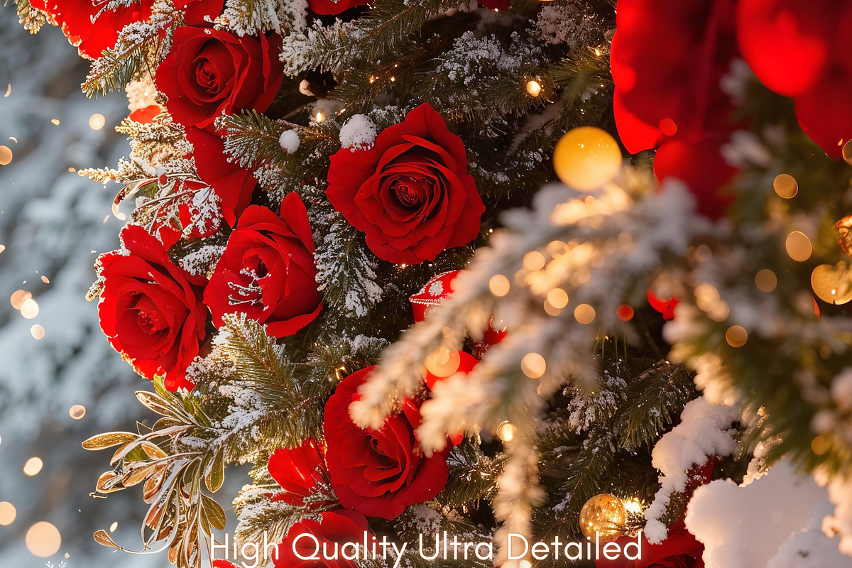 Christmas Bokeh Digital Background, a Background Photo by Winwin Design Art (Photo 4 of 8)