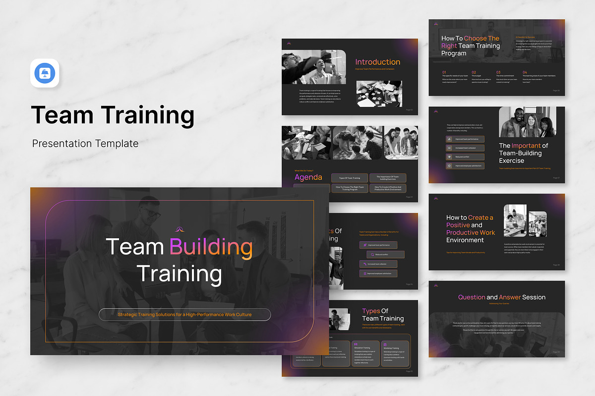 Team Training Keynote Template