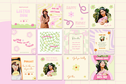 Instagram Post Templates Canva, a Social Media Template by Creative Pixi (Thumbnail 6 of 9)