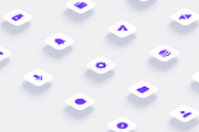 Isometric 3D Mockups - PSD, an iPhone Mockup by Asylab (Thumbnail 25 of 47)