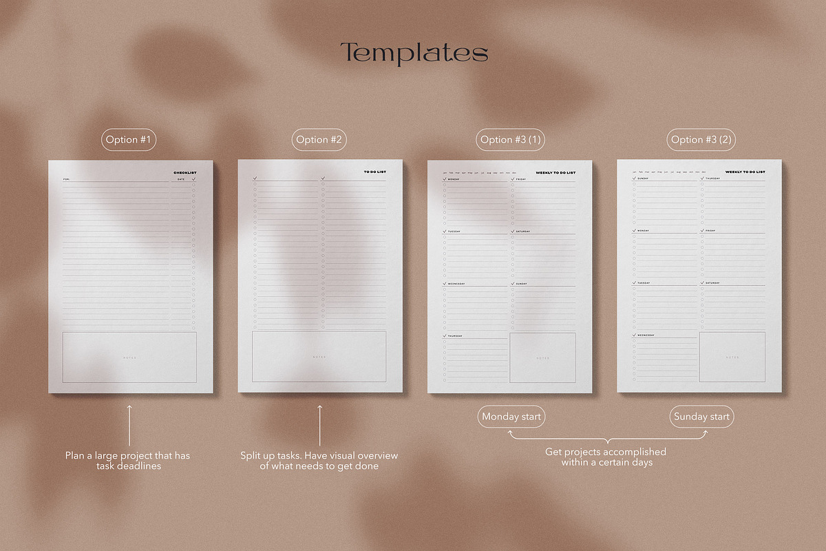 Cheklist Template. Printable Planner, a Stationery Template by PickMimi (Photo 2 of 4)