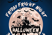 Halloween Friday Fright Night Flyer, a Flyer Template by Dizaino-paslaugos (Thumbnail 1 of 3)