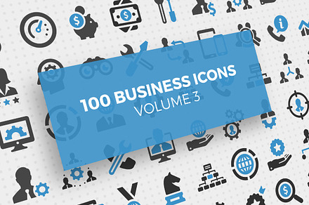 100 Business Icons Vol. 3