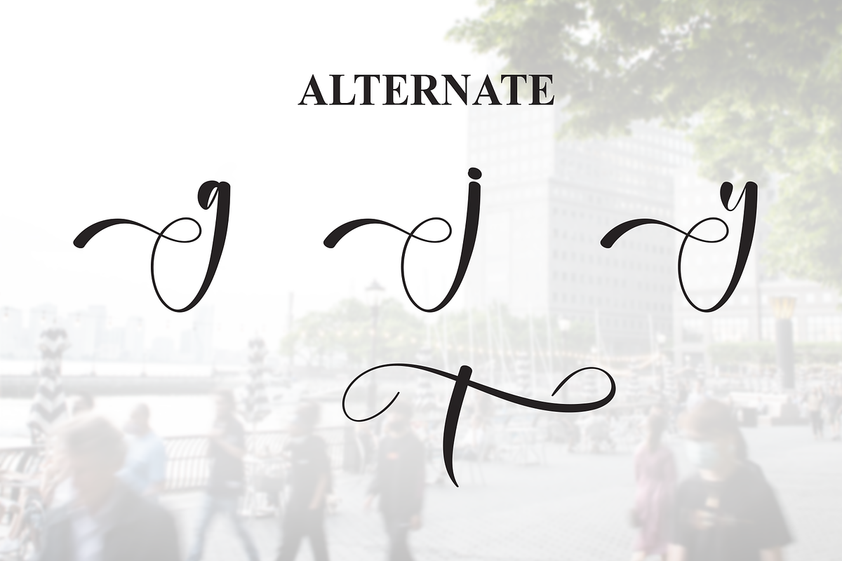 Bustling | Script Font, a Handwritten Font by Scratchones (Photo 8 of 9)