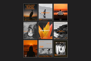 BEACHY TRAVEL INSTAGRAM TEMPLATES