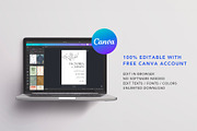 BW Invitation Canva Template, an Invitation Template by microstd (Thumbnail 6 of 6)