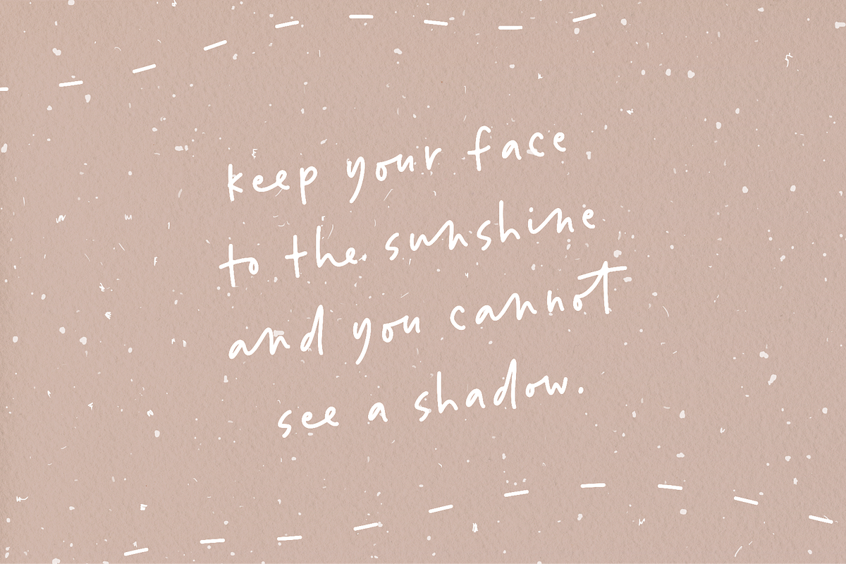 Cheerful Monday Handwritten Font, a Script Font by RedyStudio (Photo 5 of 17)