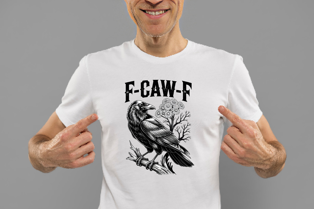 F-CAW-F Halloween Raven, Halloween P, an Illustration by Daily.Designs (Photo 3 of 5)